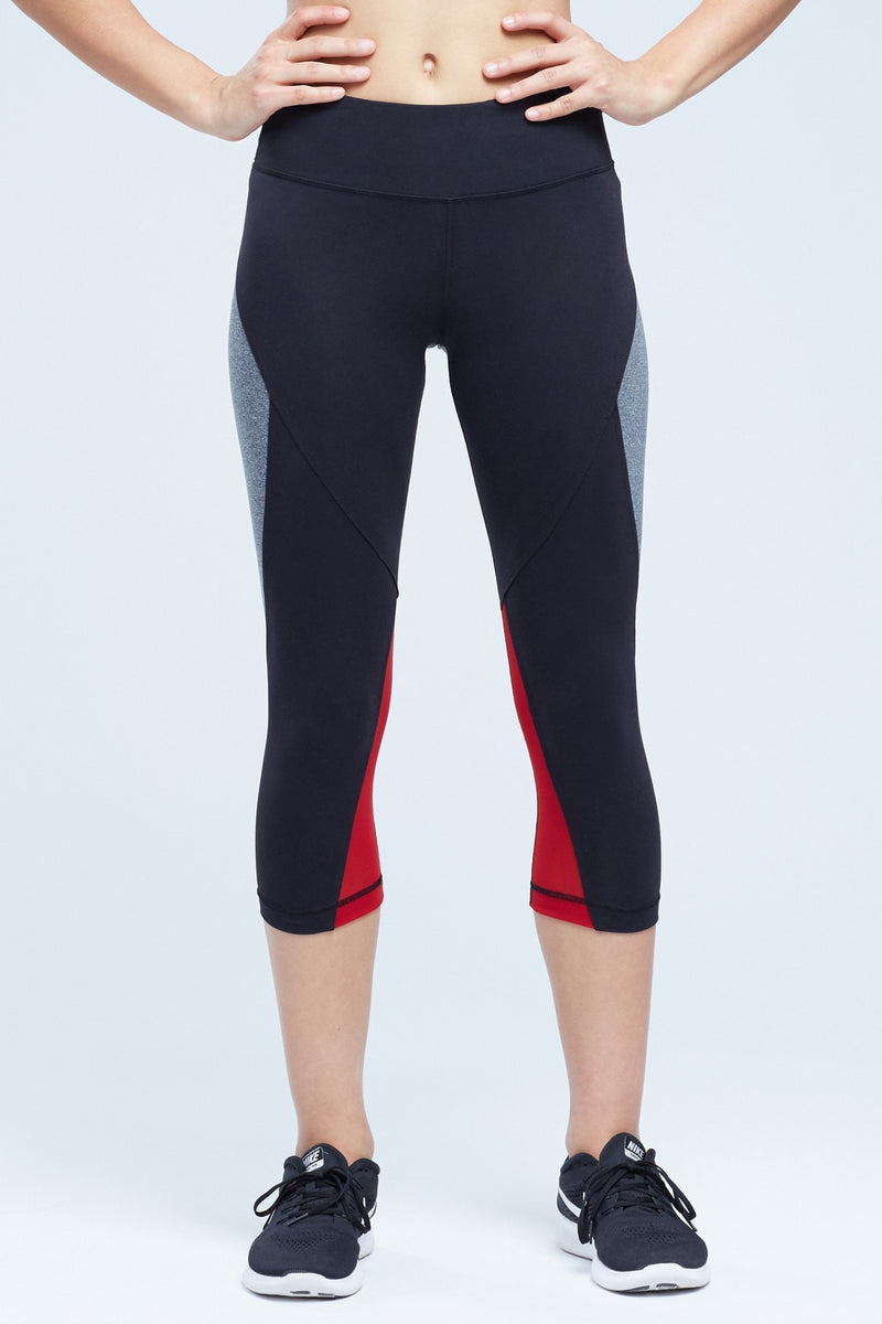 Magar Capri Legging with Contrast Panels